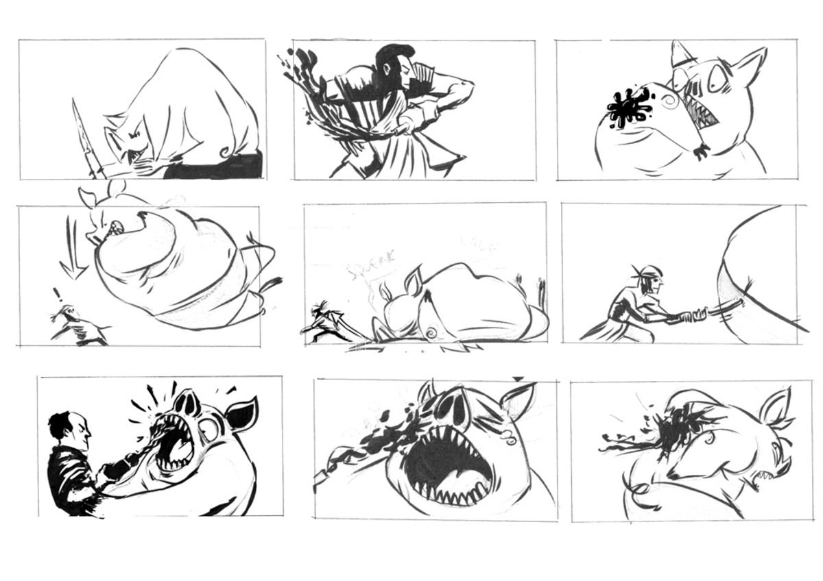 OOLONG TEA-'FIGHT THE FAT!'_4－storyboard01
