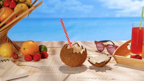 BIC- inspires Creativity- open a coconut !