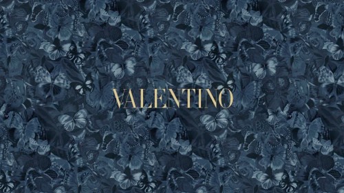 Valentino Deep Blue Camubutterfly